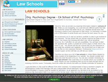 Tablet Screenshot of aboutlawschools.org